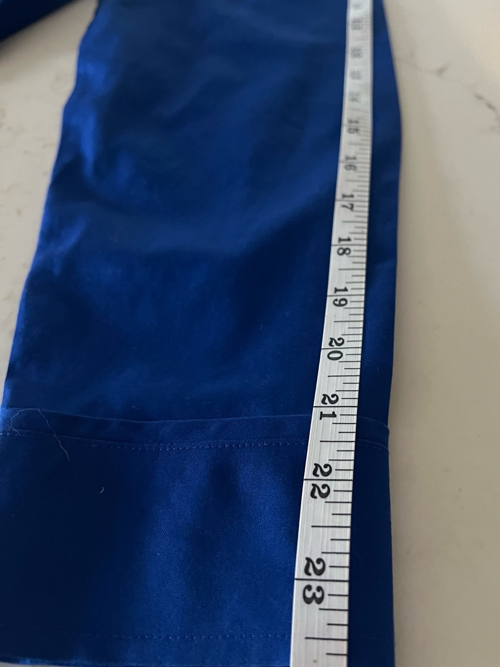 NEW Chico’s No Iron Cotton Button Front Blouse Royal Blue Size 1 US Medium - Picture 12 of 13